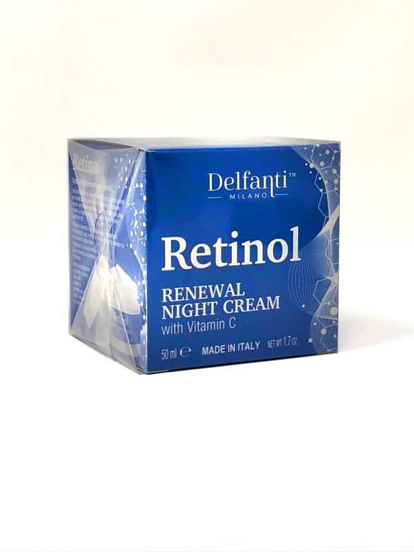 Delfanti Milano • RETINOL RENEWAL Night Face and Neck Cream • Moisturizer with Vitamin C • Made in Italy - Image 4